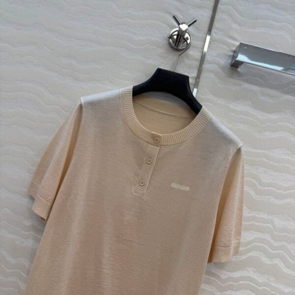 Футболка с планкой Miu MIu