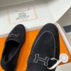 Лоферы замшевые Hermes