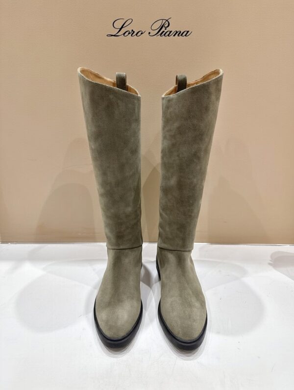 Сапоги замшевые Loro Piana