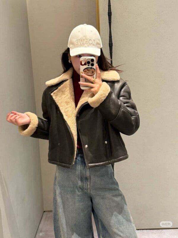 Куртка с мехом короткая Loewe