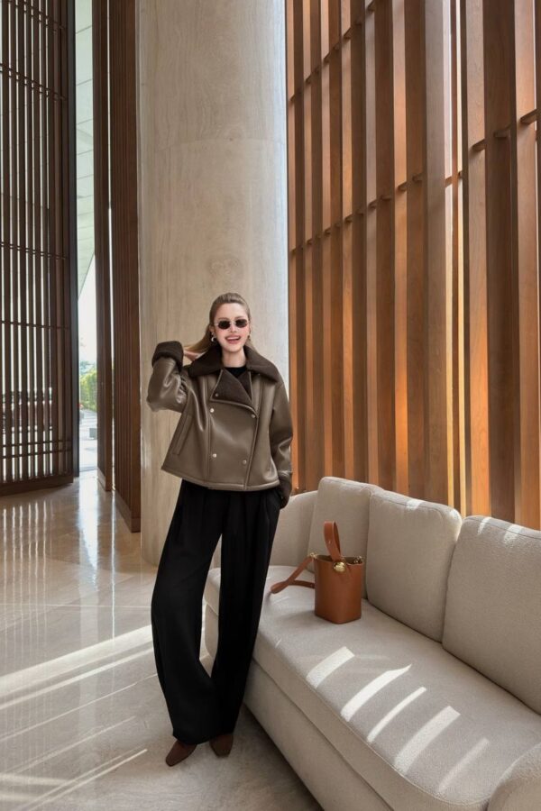 Куртка с мехом короткая Loewe