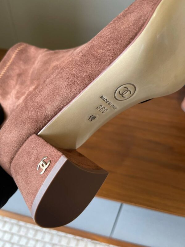 Ботильоны замшевые Chanel