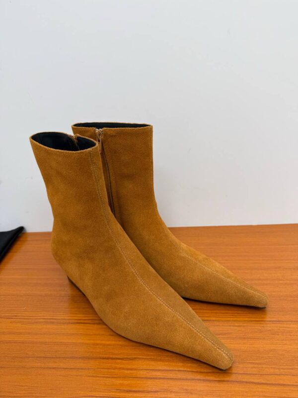 Ботильоны замшевые Saint Laurent