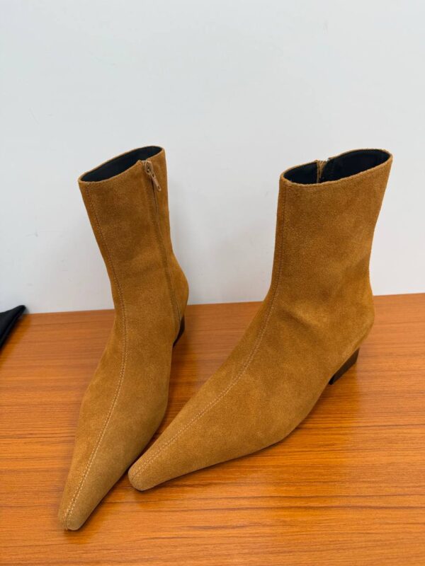 Ботильоны замшевые Saint Laurent