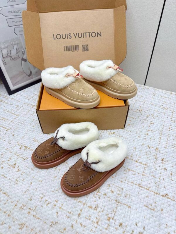 Сабо с мехом Louis Vuitton