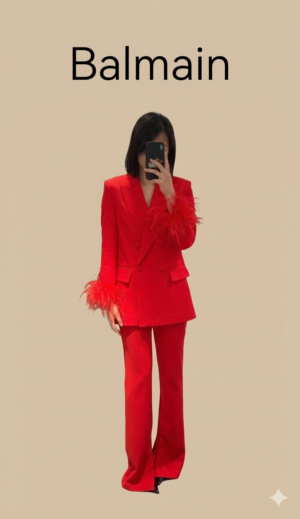 Gemini_Generated_Image_23epza23epza23ep Костюм с брюками Balmain