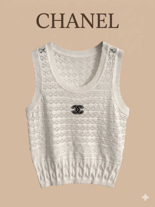 Топ трикотажный Chanel