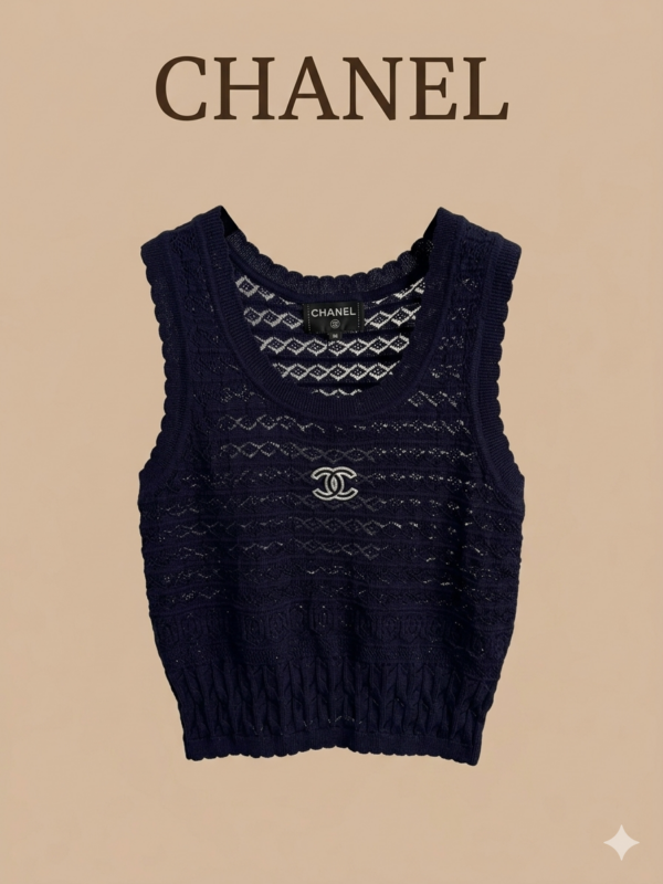 Топ трикотажный Chanel