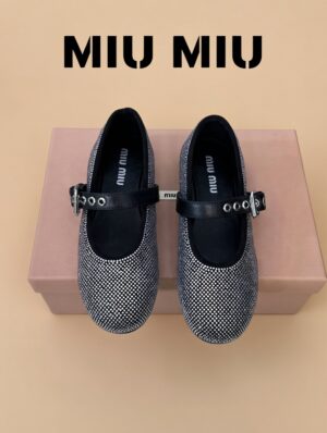Rm6Pf Балетки Miu Miu
