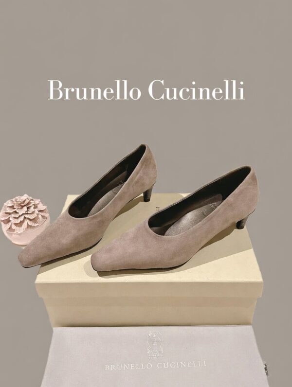 c254c543-4918-475c-b6de-28164e3b1cda Туфли замшевые Brunello Cucinelli